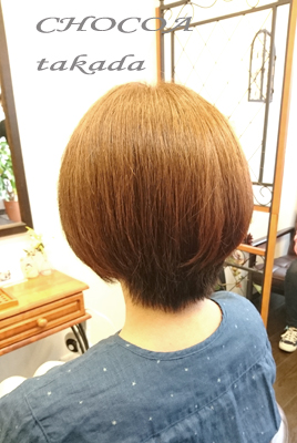 ヘアマニキュアで髪色を徐々に変えていく 千里丘 美容室chocoa チョコア 摂津市