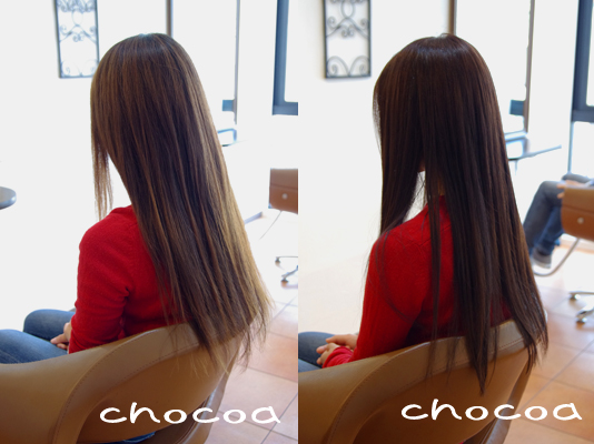 ヘアカラーで作る自然な髪色 Chocoa ブラウン ヘアカラー ナチュラル 自然な髪色