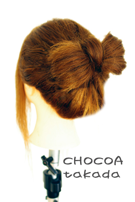 アレンジ 髪の毛でリボンやハートを作る 千里丘 美容室chocoa チョコア 摂津市